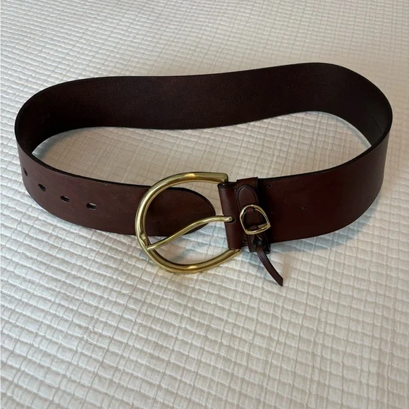 Ralph Lauren Belt Dark Brown XS/S - Picture 1 of 10